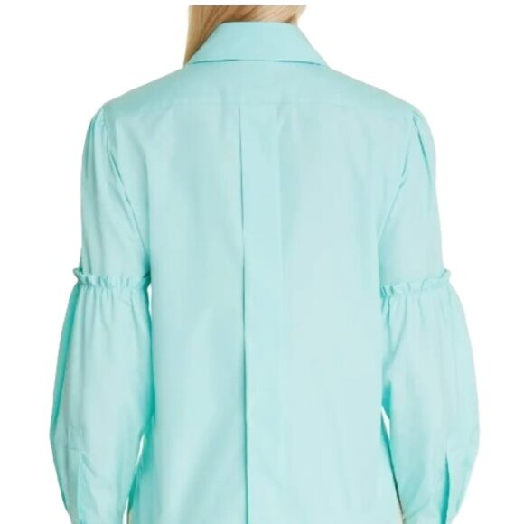 Max Mara Roseto Cotton Poplin Blouse - Picture 4 of 11